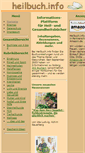Mobile Screenshot of heilbuch.info